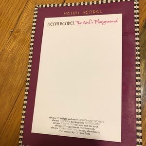 Henri bendel notepad 25 pages